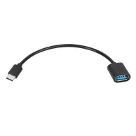 Cablu otg usb a mama - usb tata tip c 20cm