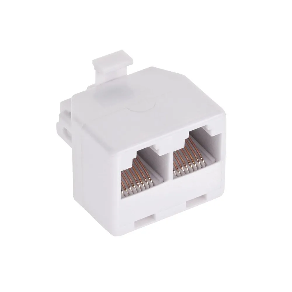 Adaptor rj45 8p8c tata - 2x mama