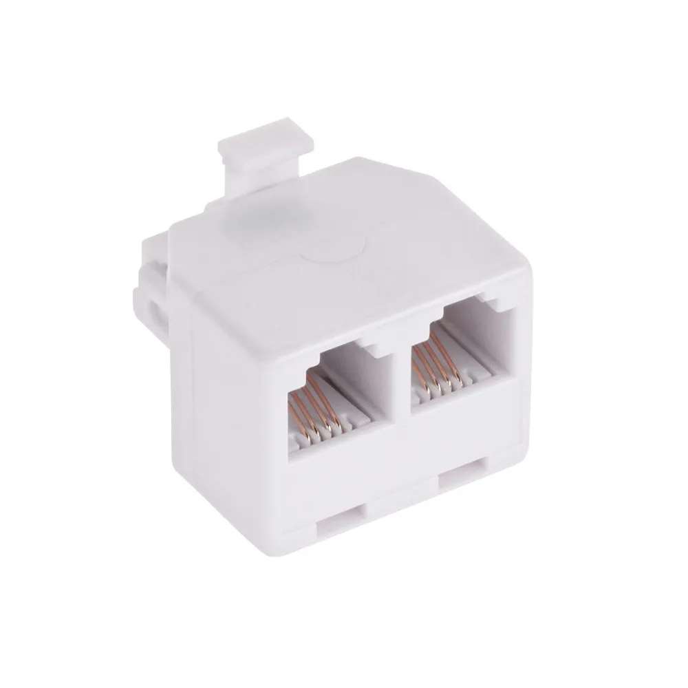 Adaptor telefonic 6p4c tata - 2x mama