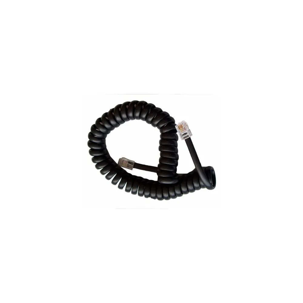 Cablu telefonic spiralat 4.2m negru