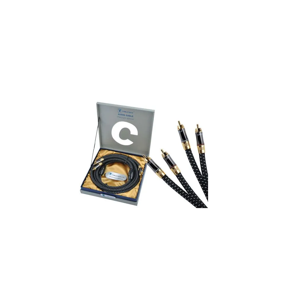 Cablu 2rca-2rca 1.8m audio platinum edition