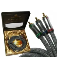 Cablu 3rca-3rca 1.8m cabletech gold edition