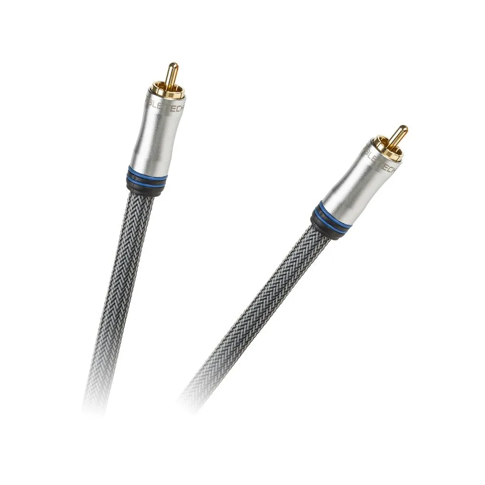 Cablu 1rca-1rca 1.8m coaxial gold edition cabletech