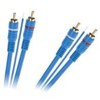 Cablu 2xrca tata - 2xrca tata + remote 5m