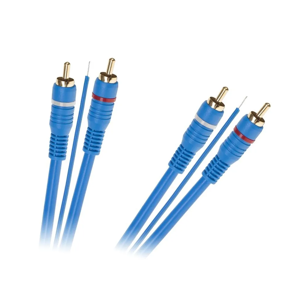 Cablu 2xrca tata - 2xrca tata + remote 5m
