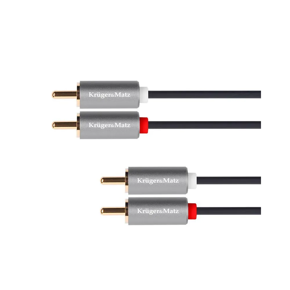 Cablu 2rca - 2rca 1m basic ksim
