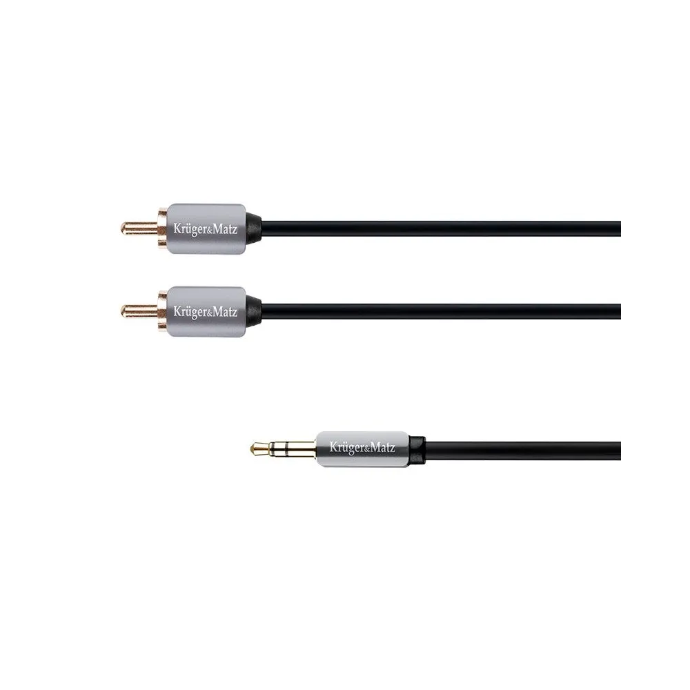 Cablu 3.5-2rca 3.0m krugersimatz