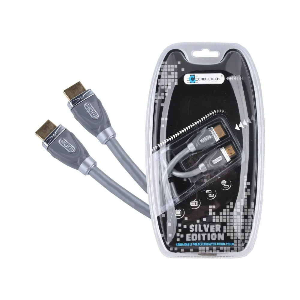 Cablu hdmi-hdmi 1.8m silver edition