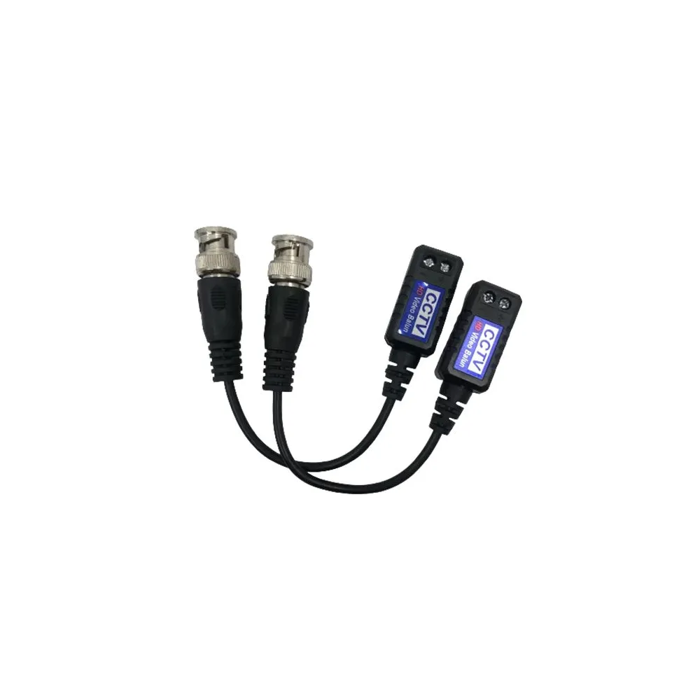 Set video balun utp-bnc surub