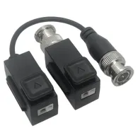 Set video balun pasiv utp-bnc 4k hikvision