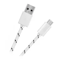 Cablu date impletit plat usb - micro usb