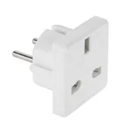 Adaptor tensiune uk alb