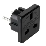 Adaptor tensiune uk negru
