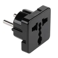 Adaptor tensiune norma uk + univ. negru