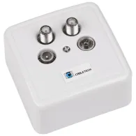 Priza rtv-sat dubla cabletech