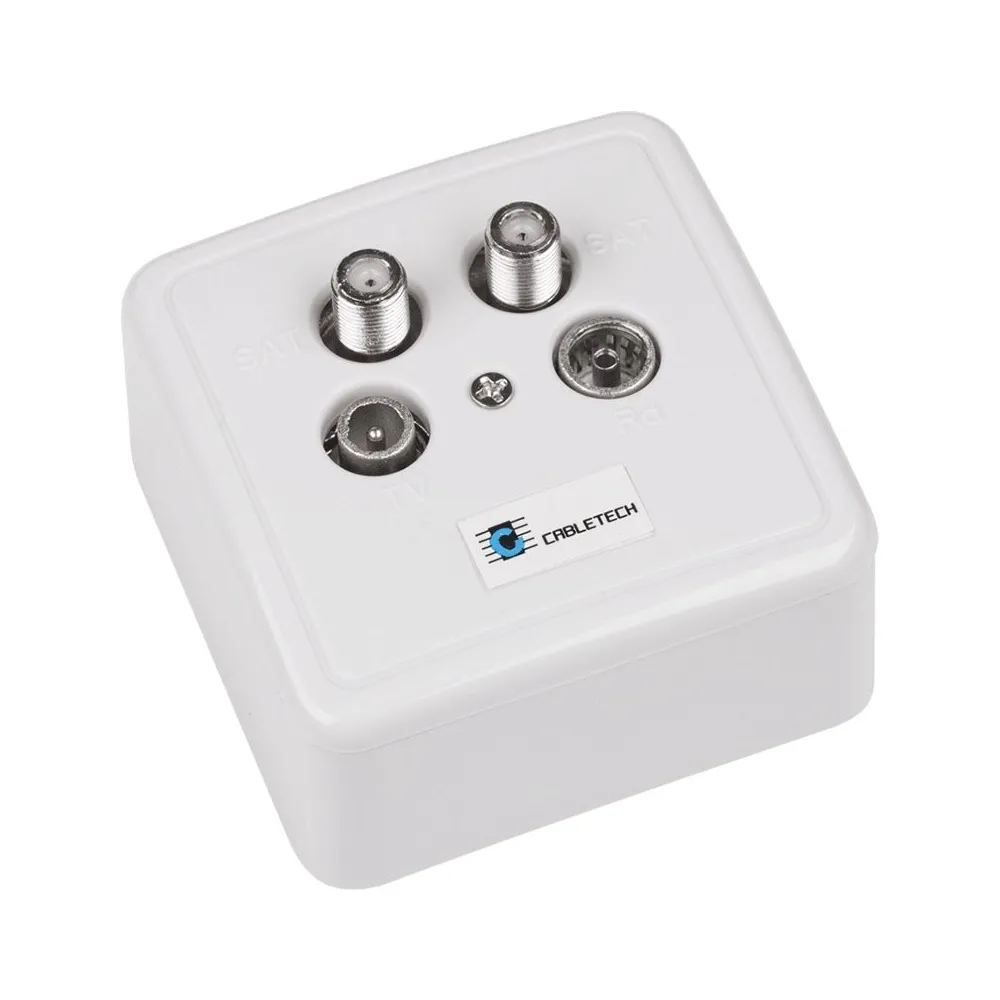 Priza rtv-sat dubla cabletech