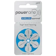 Set baterii auditive power one varta p675 blister 6 buc