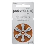 Set baterii auditive p312 power one varta blister 6buc