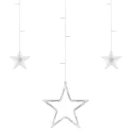 Cortina cu stele alb cald rebel