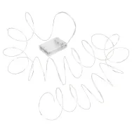 Sir iluminat festiv 50 mini led alb cald