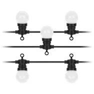 Sir iluminat festiv exterior alb cald