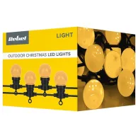 Sir iluminat festiv exterior alb cald