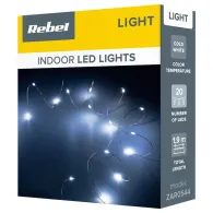 Sir iluminat festiv 20 mini led alb rece