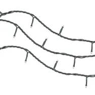 Sir iluminat festiv ip44 alb cald 10m