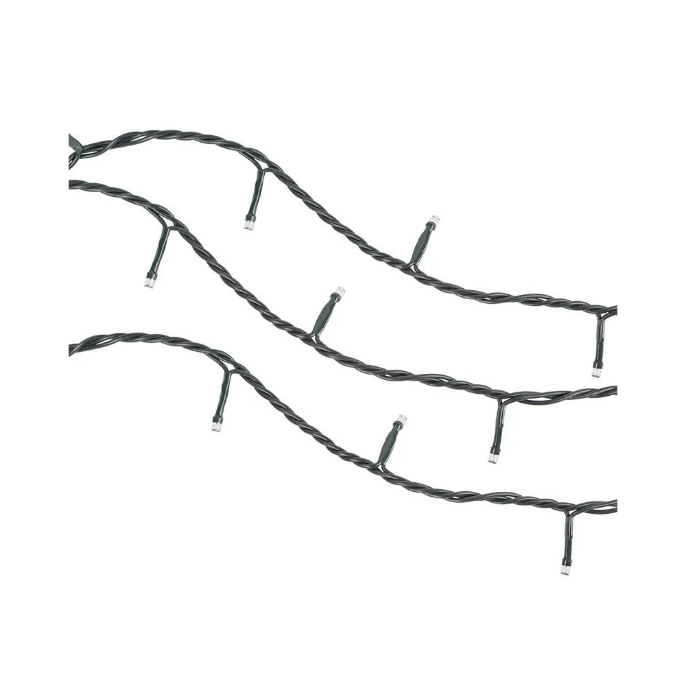 Sir iluminat festiv ip44 alb cald 10m