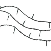 Sir iluminat festiv ip44 alb rece 10m