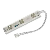 Bareta 3 led 12v alb rece