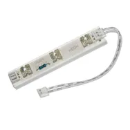 Bareta 3 led 12v alb rece