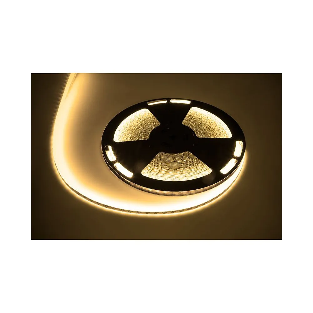 Banda led 5050 ip65 alb cald 25m rebel