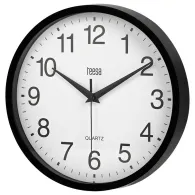 Ceas perete 25cm negru teesa