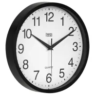 Ceas perete 25cm negru teesa