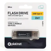 Flash drive usb 3.0 si type c 64gb c-depo platinet