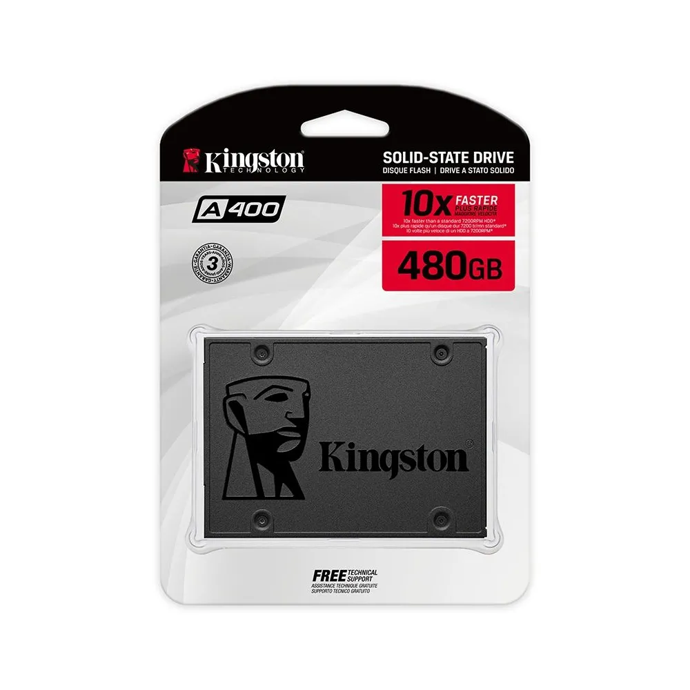 Ssd 480gb sata3 a400 kingston