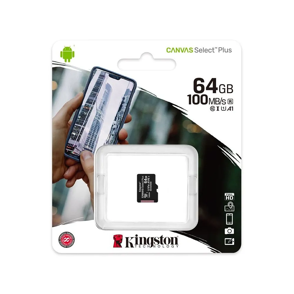 Micro sd card 64gb class 10 kingston