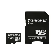 Micro sd card 4gb cu adaptor class 10 transcend
