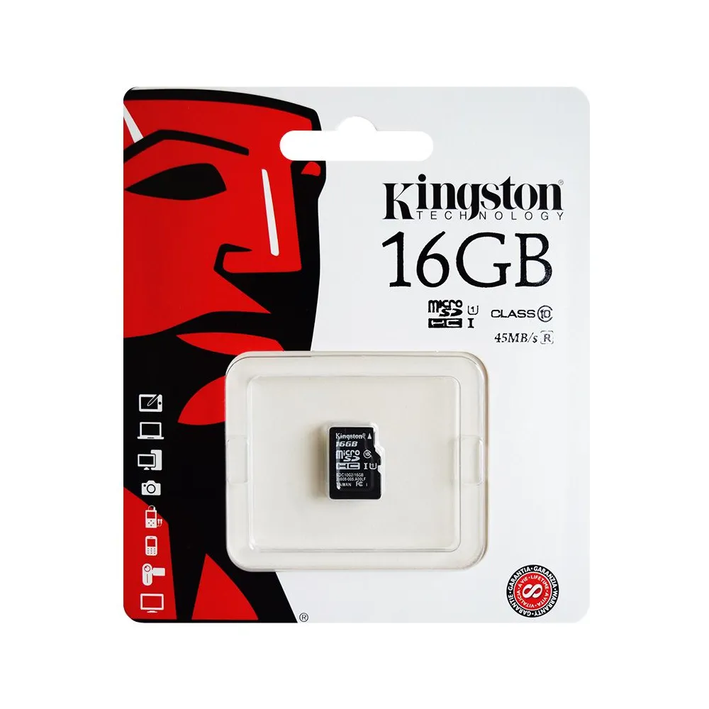 Micro sd card 16gb class 10 kingston