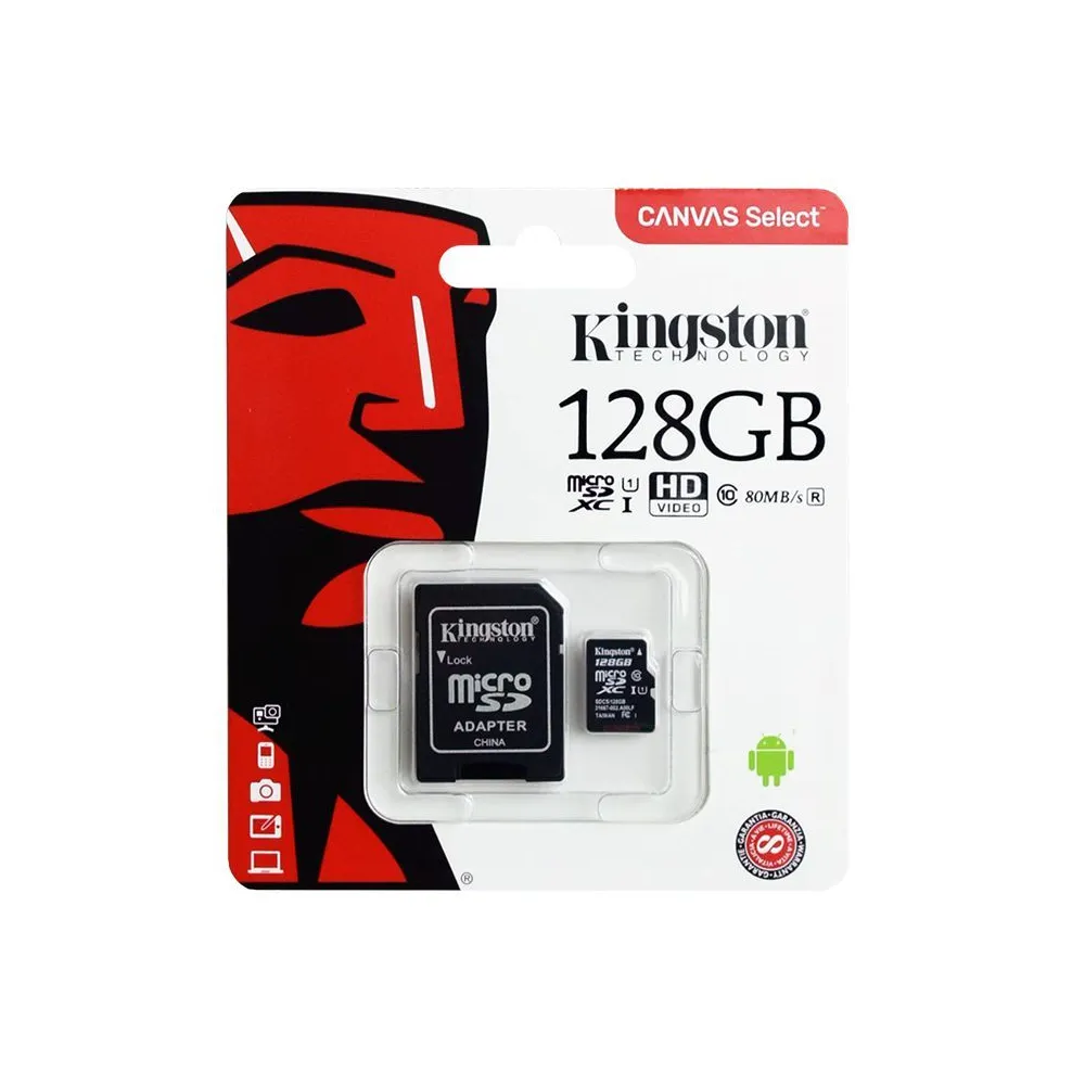 Micro sd card 128gb class 10 kingston