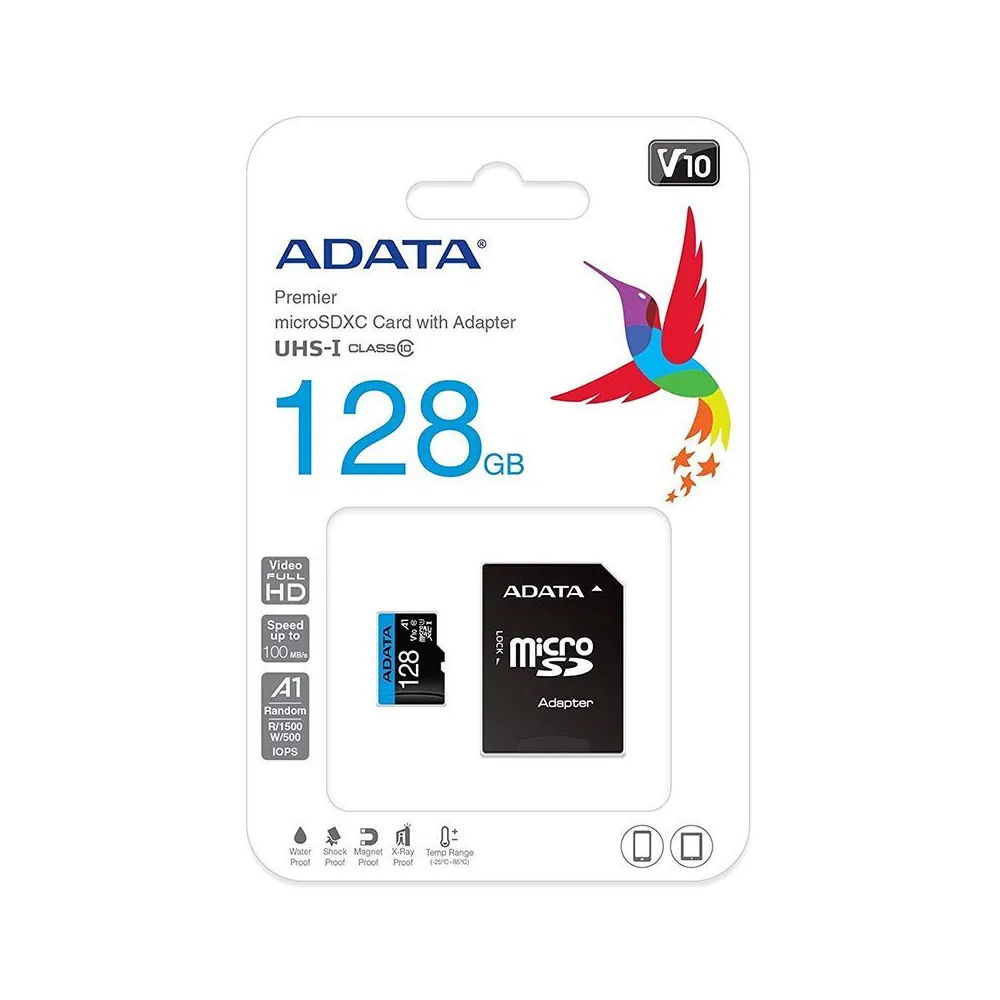 Micro sd card 128gb class 10 adata