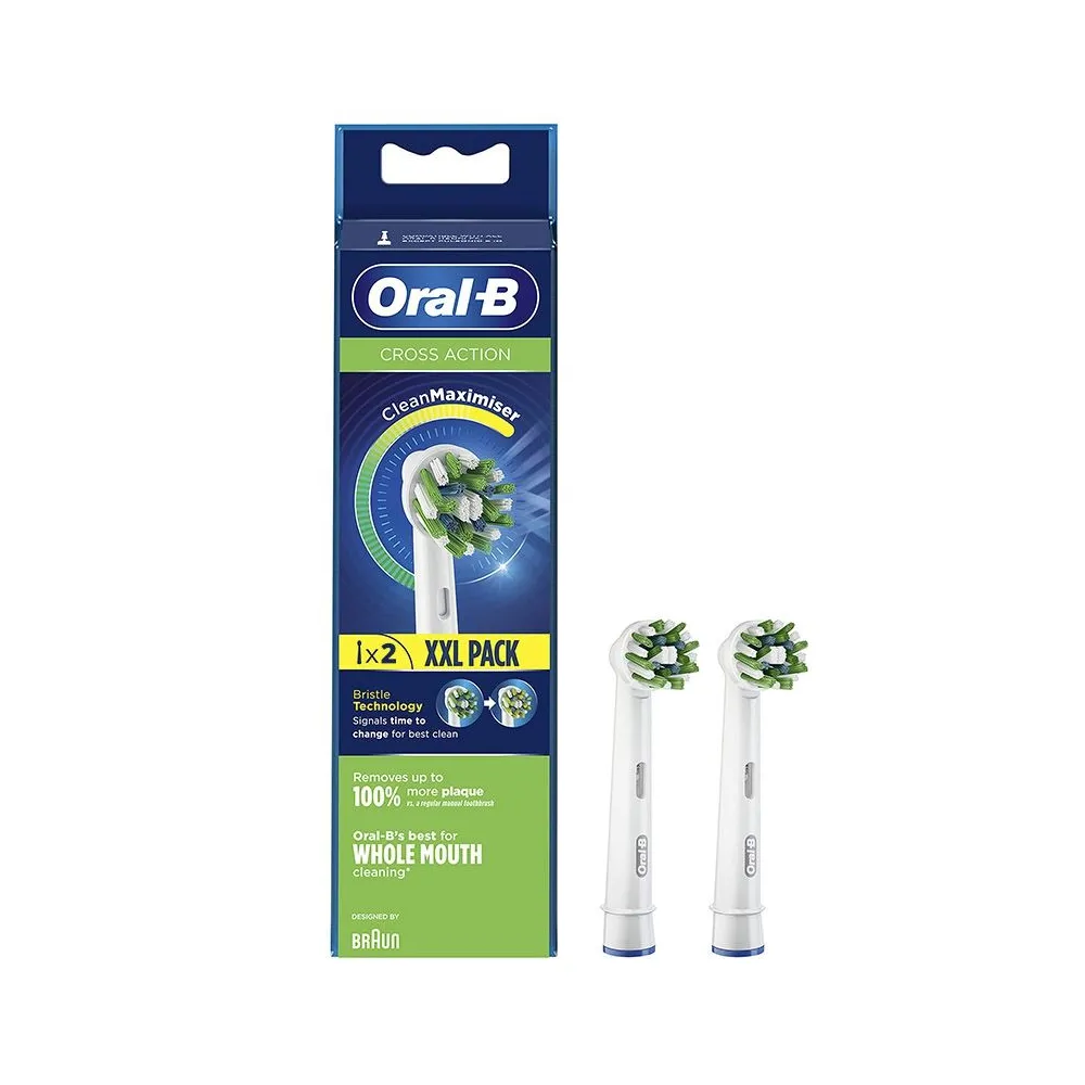 Set 2 rezerve periuta cross action oral-b