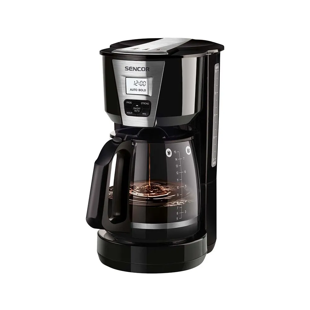 Cafetiera 1.8l display lcd sencor