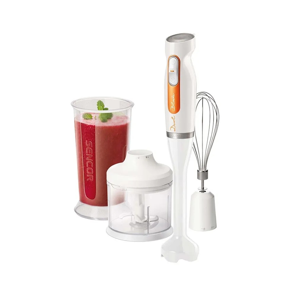 Set blender de mana 2 viteze 600w alb sencor