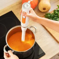 Blender de mana 2 lame inox 600w alb sencor