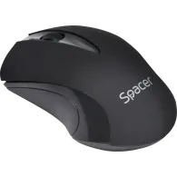 Mouse  spacer pc sau nb wireless 2.4ghz optic 1000 dpi butoane/scroll 3/1  negru spmo-w12 (include tv 0.18lei) Spacer - 1