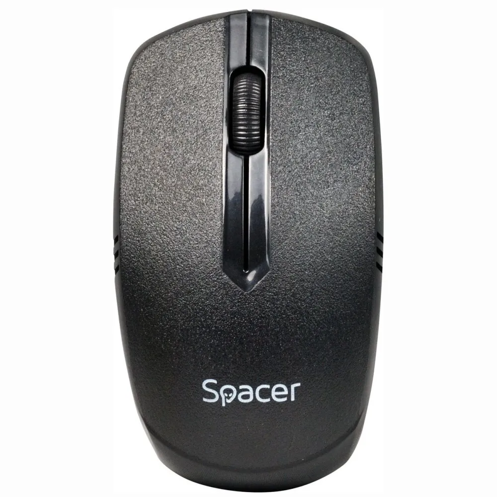 Mouse  spacer pc sau nb wireless 2.4ghz optic 1000 dpi butoane/scroll 3/1  negru spmo-161 (include tv 0.18lei) Spacer - 1