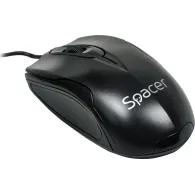 Mouse  spacer pc sau nb cu fir usb optic 800 dpi butoane/scroll 3/1  negru spmo-m11 (include tv 0.18lei) Spacer - 1