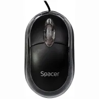 Mouse  spacer pc sau nb cu fir usb optic 800 dpi butoane/scroll 3/1  negru spmo-080 45503289 (include tv 0.18lei) Spacer - 1